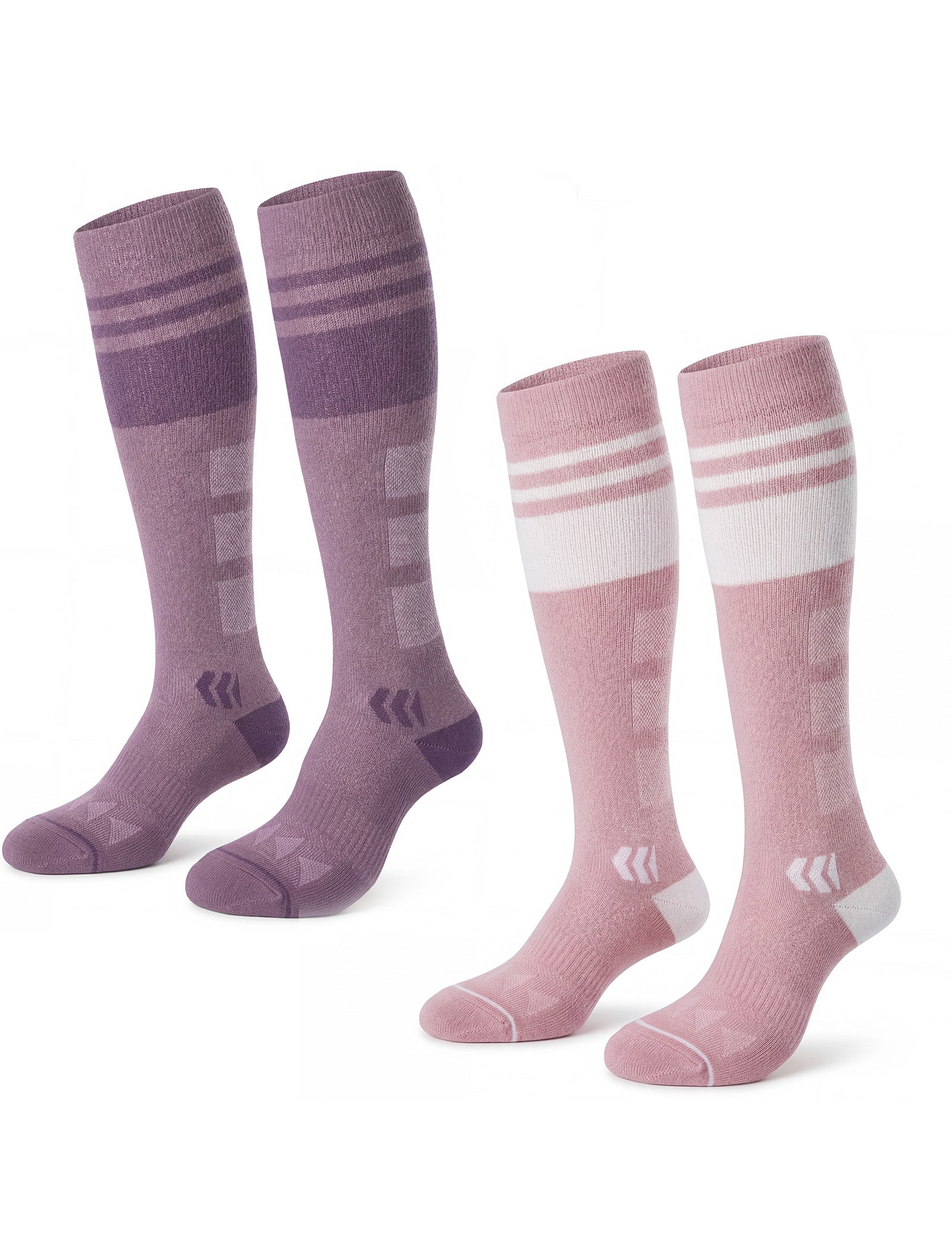 Momcozy Wide Calf Compression Socks 20-30mmHg for Sports 2 Pairs - B4GE